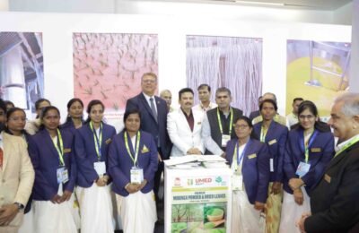 सियाल इंडिया २०२५ मध्ये ‘उमेद’चा डंका ग्रामविकास मंत्री जयकुमार गोरे यांच्या प्रयत्नांमुळे ‘उमेद’ महिलांची उत्पादने जागतिक बाजारपेठेत पोहोचणार