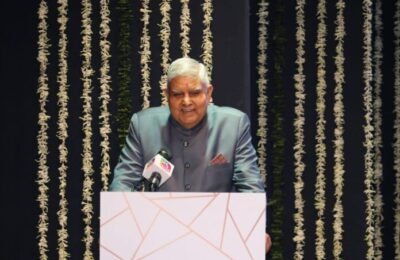 शिक्षण आणि तंत्रज्ञानाद्वारे ग्रामीण भागाचा कायापालट शक्य – उपराष्ट्रपती जगदीप धनखड के.पी.बी हिंदुजा महाविद्यालयाचा अमृत महोत्सव