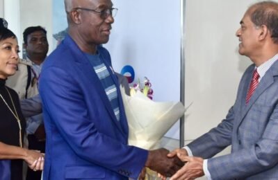 त्रिनिदाद आणि टोबॅगोचे पंतप्रधान डॉ. किथ रॉली यांचे स्वागत