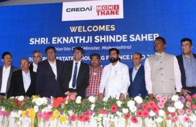 बांधकाम व्यावसायिकांनी मोठ्या घरांबरोबरच परवडणाऱ्या घरांची निर्मितीही करावी – मुख्यमंत्री एकनाथ शिंदे  ठाणे येथील एमसीएचआय-क्रेडाई आयोजित गृहबांधणी प्रकल्प प्रदर्शनास मुख्यमंत्री यांची भेट