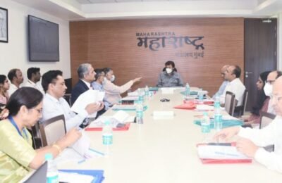 कोटपा कायद्याच्या अंमलबजावणीसाठी जनजागृती अभियान राबविण्यात यावे – मुख्य सचिव मनु कुमार श्रीवास्तव