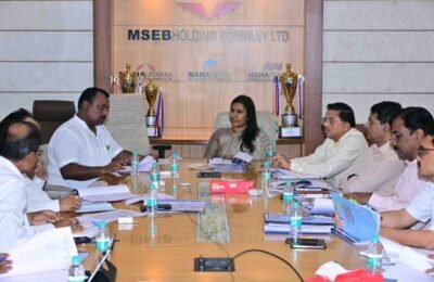 पंढरपूर मतदारसंघातील विद्युत सुविधांच्या मजबुतीकरणाची कामे तातडीने करावी – ऊर्जा राज्यमंत्री मेघना बोर्डीकर