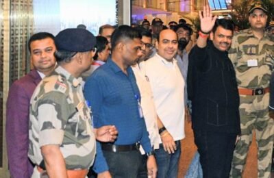 ‘वर्ल्ड इकॉनॉमिक फोरम २०२६’ साठी मुख्यमंत्री देवेंद्र फडणवीस दावोसकडे रवाना ‘मॅग्नेटिक महाराष्ट्र’द्वारे जागतिक पातळीवर भारताच्या विकासगाथेचा गजर