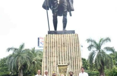 राष्ट्रपिता महात्मा गांधी जयंतीदिनी सर्वधर्म प्रार्थना कार्यक्रम