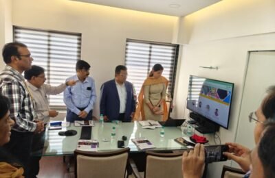 वस्त्रोद्योग मंत्री  संजय सावकारे यांच्या हस्ते आयुक्तालयाच्या संकेतस्थळाचे अनावरण