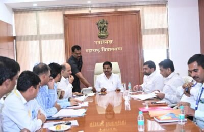 मावळच्या मंगरूळमधील अवैधरित्या वृक्षतोड व उत्खननप्रकरणी अहवाल सादर करावा – विधानसभा उपाध्यक्ष अण्णा बनसोडे